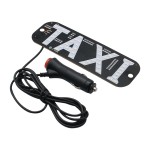 Placuta cu led, indicator taxi, 45 smd culoare verde, 45 smd culoare rosu, conectare la bricheta auto